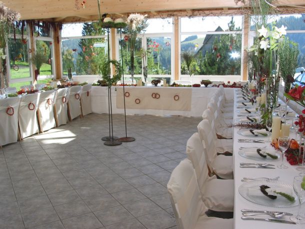 Wintergarten Hochzeit